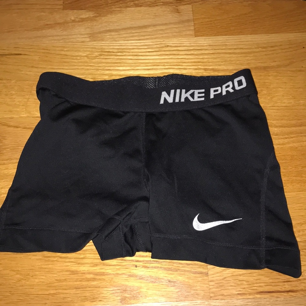 X-small Black Nike pros spandex